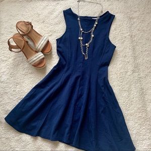 Navy blue dress